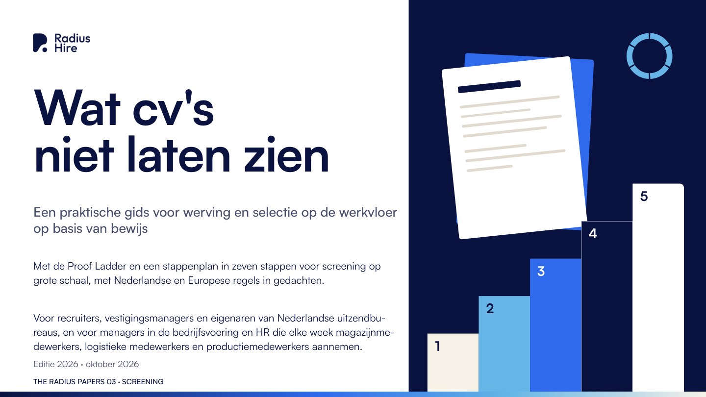 Omslag van The Radius Papers 03: Wat cv’s niet laten zien